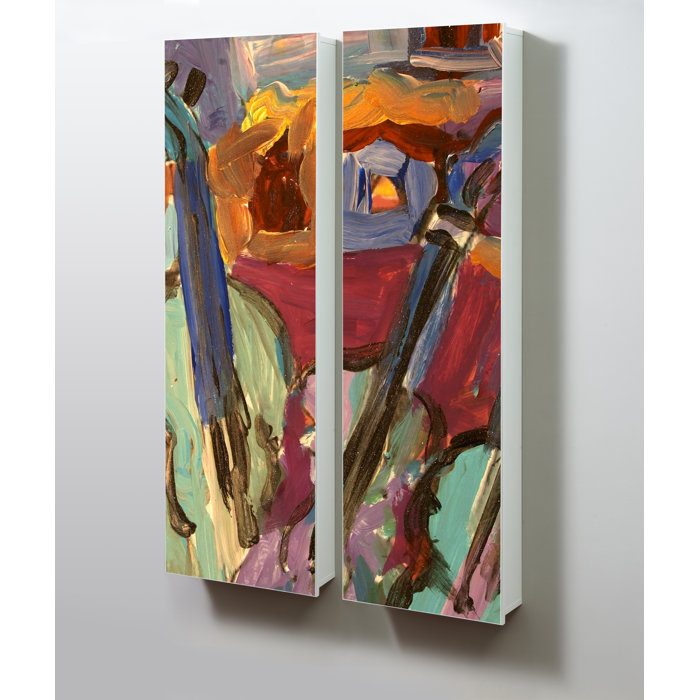 Ebern Designs 2-tlg. Schuhschrank-Set Gemälde für 14 Paar Schuhe